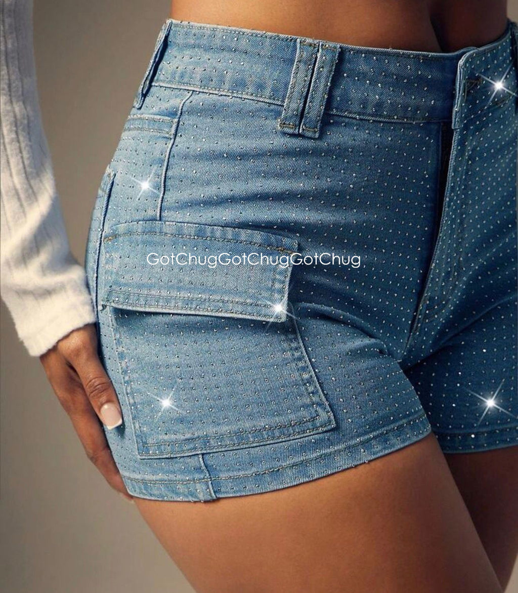 Cassey Bedazzled Shorts ✨