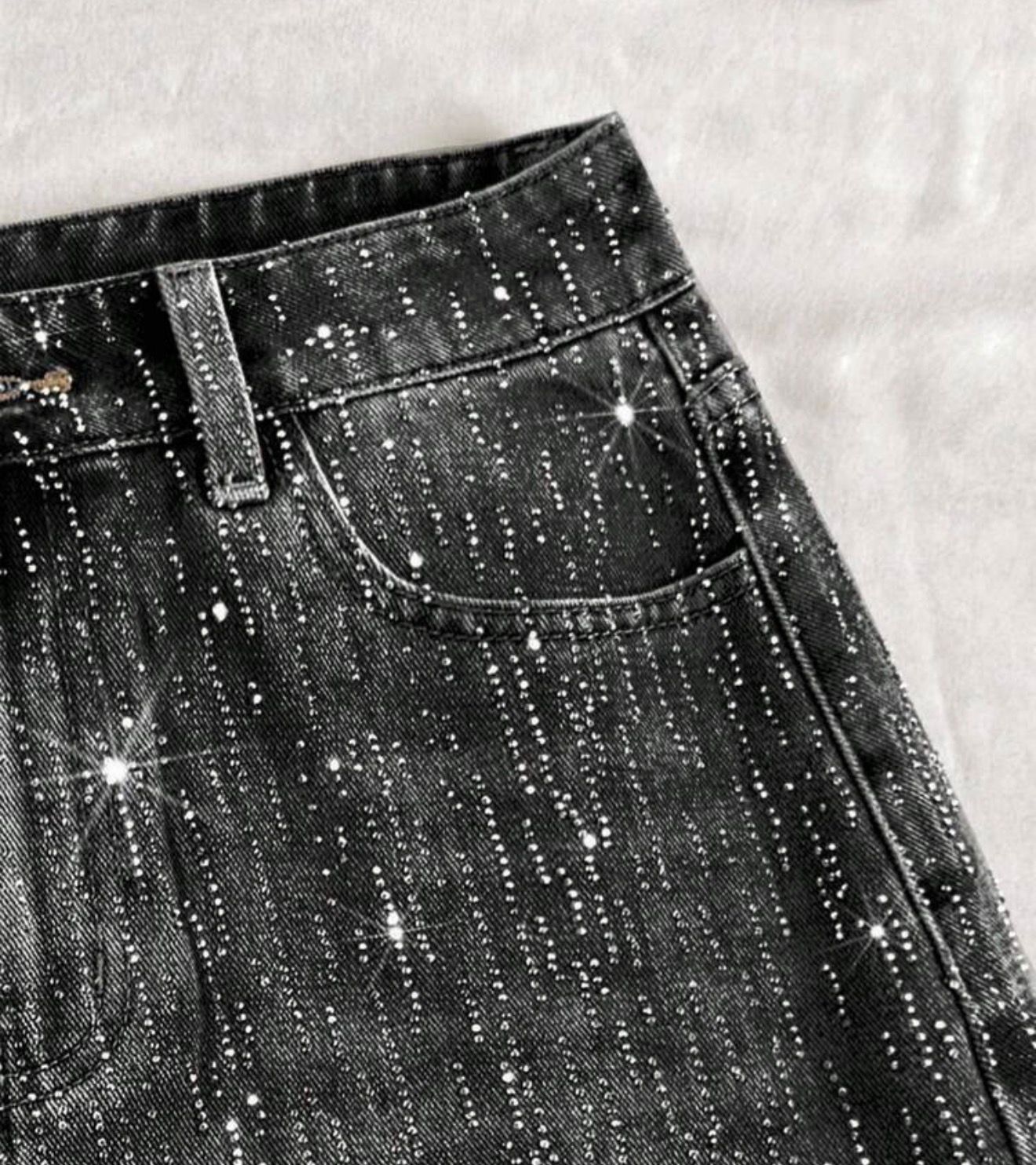 Viana Bedazzled Mini Skirt✨