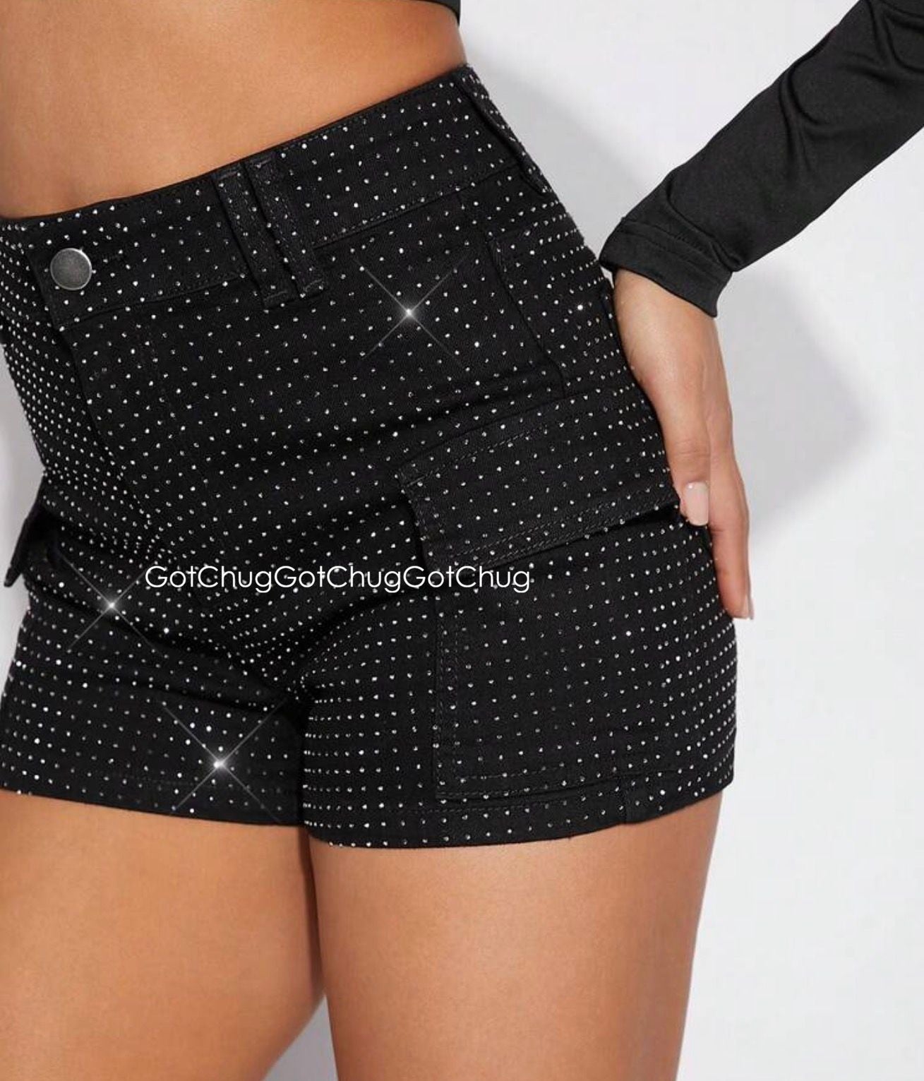 Cassey Bedazzled Shorts ✨