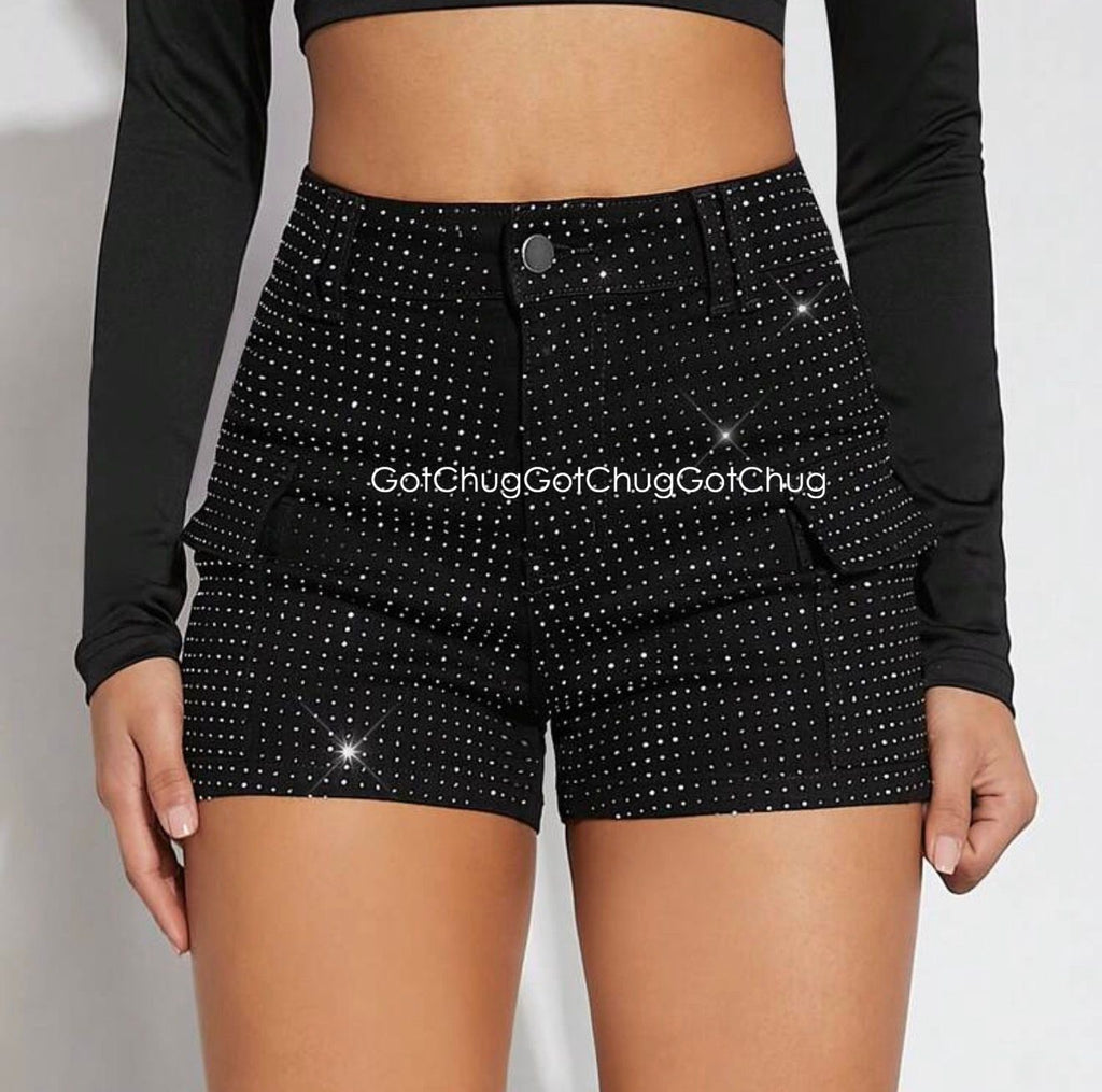 Cassey Bedazzled Shorts ✨