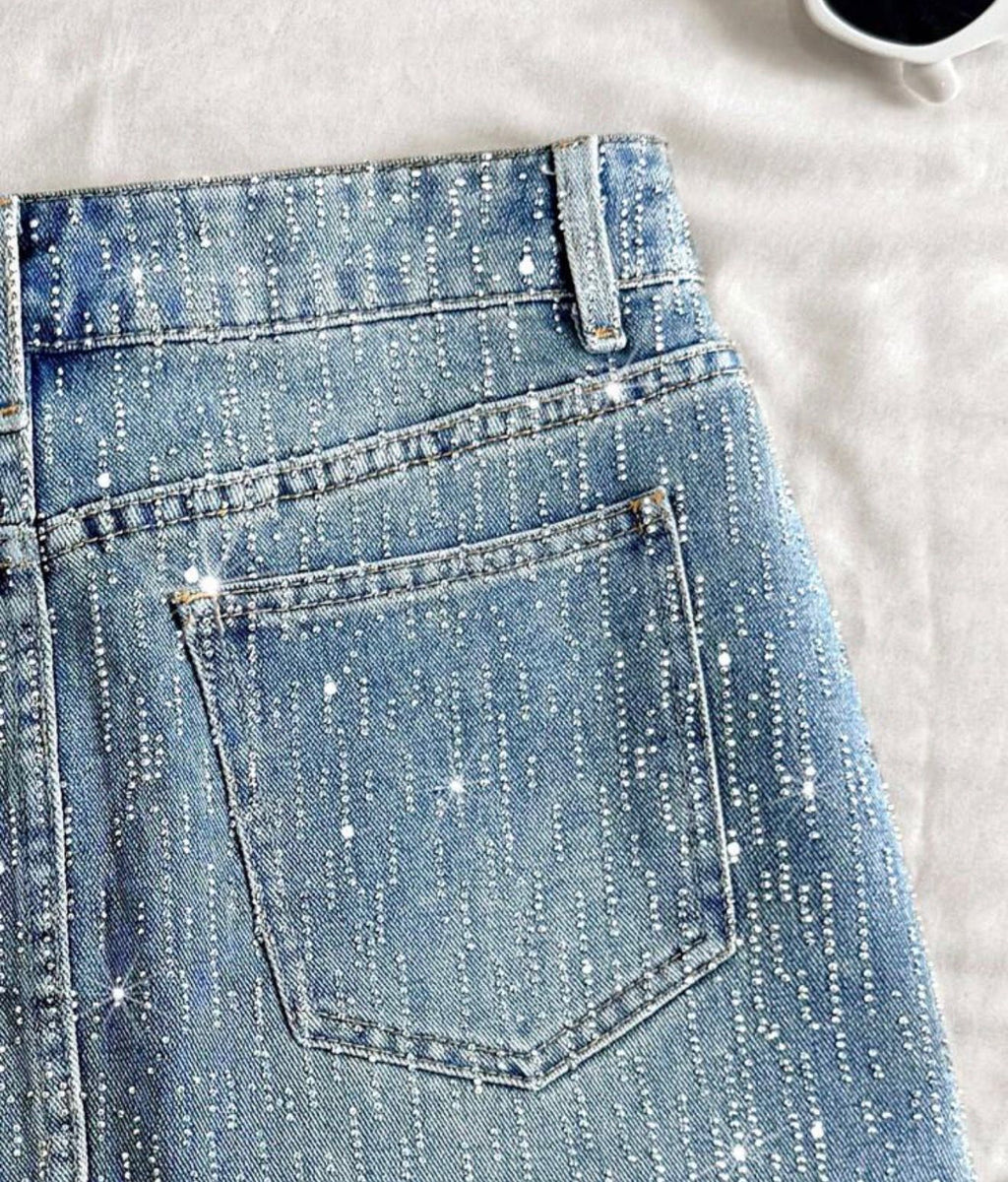 Viana Bedazzled Mini Skirt✨
