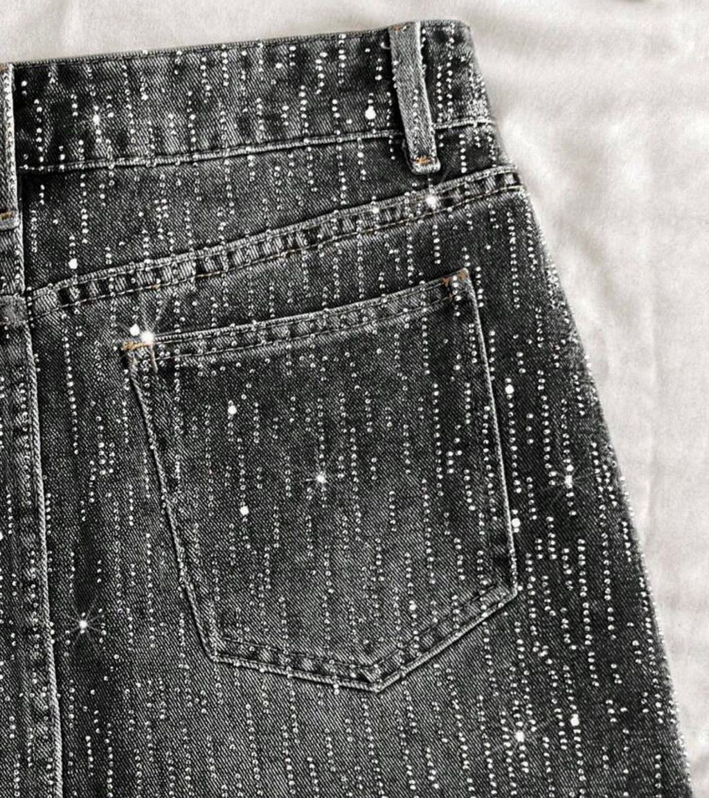 Viana Bedazzled Mini Skirt✨