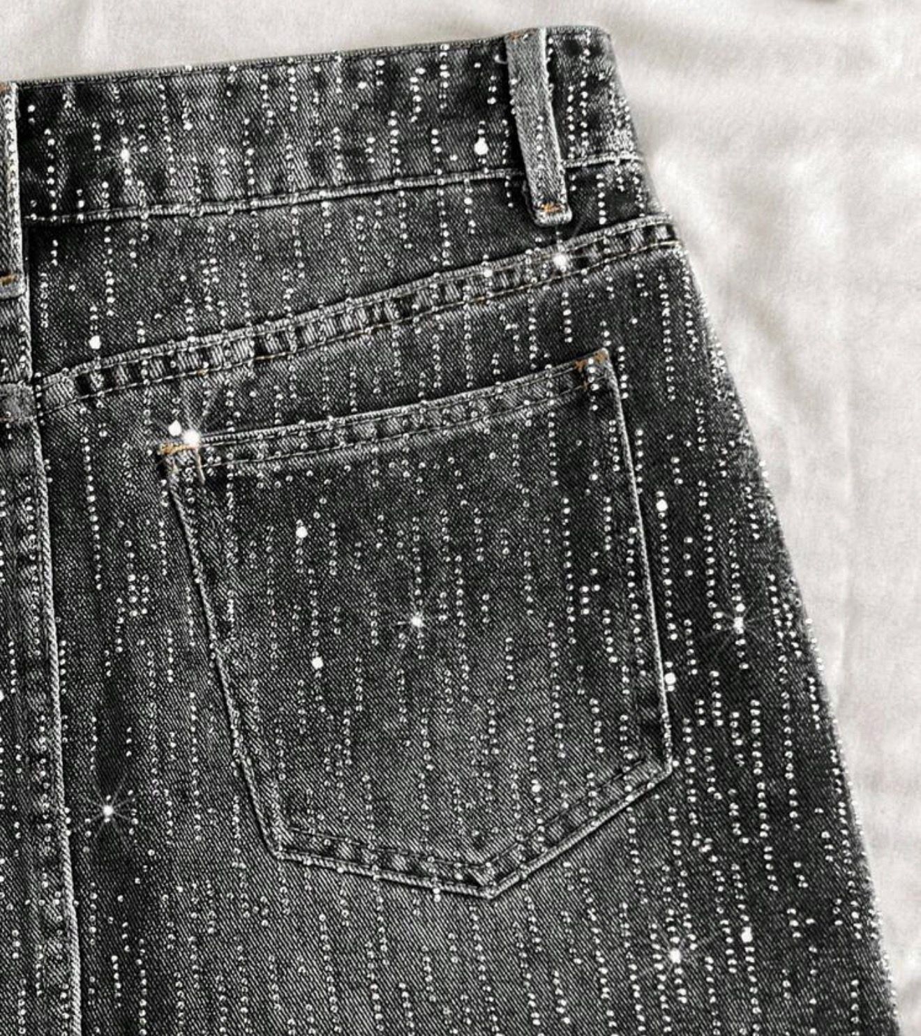 Viana Bedazzled Mini Skirt✨